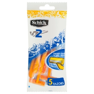 Schick Exacta Razors 2 Blades 5 Pieces