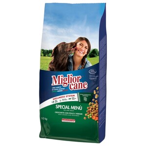 Miglior Cane Special Menu Dry Dog Food Chicken And Vegetables 10Kg