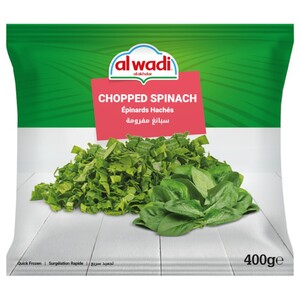 Al Wadi Al Akhdar Frozen Chopped Spinach 400G