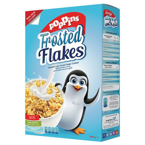 Poppins Frosted Corn Flakes 600G