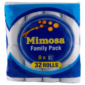 Mimosa Toilet Tissue Family Pack 32 Rolls