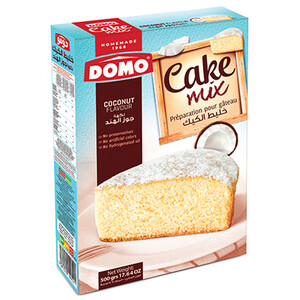 Domo Cake Mix Coconut 500G