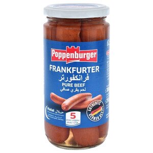 Poppenburger Frankfurter Pure Beef 5 Pieces 250G
