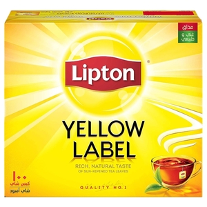 Lipton Yellow Tea Bags Sunshine 100 Bags