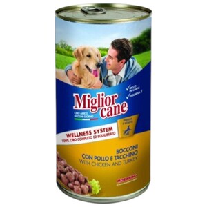 Miglior Cane Bocconi Von Pollo E Tacchino 1250G