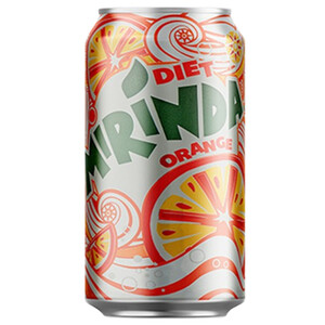 Mirinda Soft Drink Orange Can Diet 330Ml