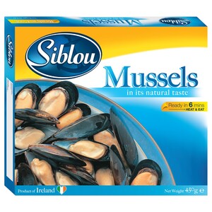 Siblou Frozen Mussels Natural 450G