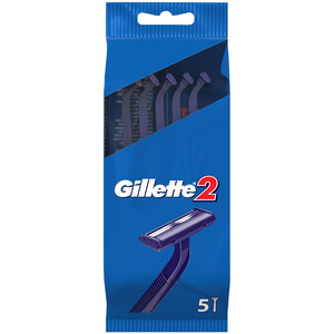 Gillette 2 Disposable Razor 5 Pieces
