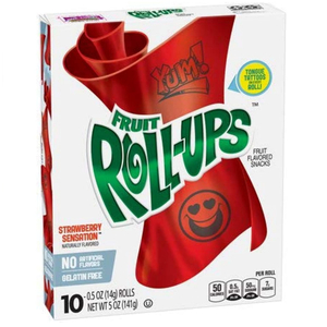 Betty Crocker Fruit Roll Ups Strawberry 140G
