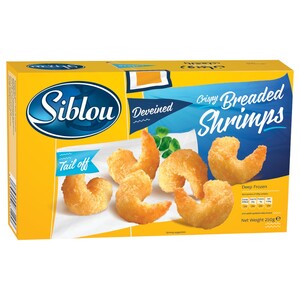Siblou Frozen Shrimps Breaded 250G