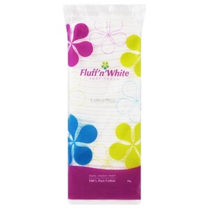 Fluff'n White Cotton Pleats 90G