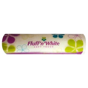 Fluff'n White Soft Touch Cotton Round Pads 75 Pieces