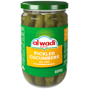 Al Wadi Al Akhdar Pickled Cucumbers 600G