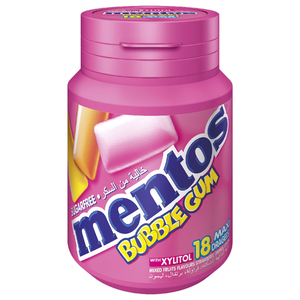 Mentos Bubble Gum 18 Pieces 64G