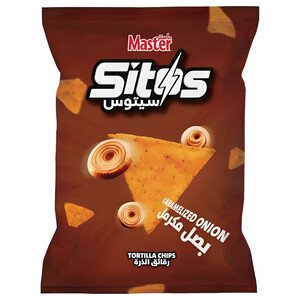 Master Sitos Tortilla Chips Caramelized Onion 150G