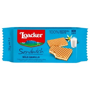 Loacker Sandwich Milk Vanilla 25G