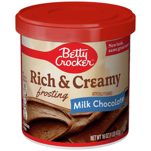 Betty Crocker™ Milk Chocolate Rich & Creamy Frosting 453 G (16Oz)