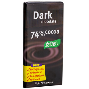 Santiveri Choc 74% Cocao Sugar Free 80G