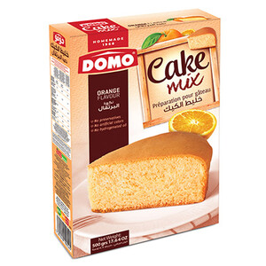 Domo Cake Mix Orange 500G