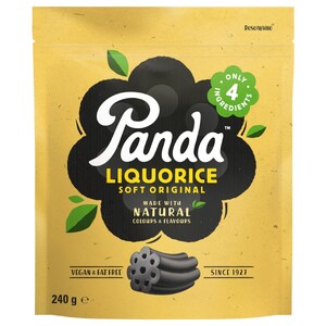 Panda Liquorice Soft Original Natural 240G
