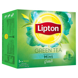 Lipton Clear Green Tea Mint 100 Teabags