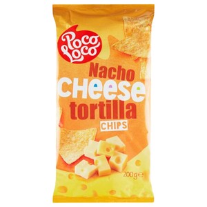 Poco Loco Tortilla Nacho Cheese 200G