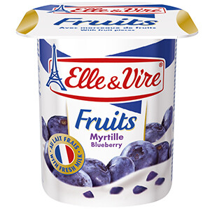 Elle & Vire Dessert Blueberry 125G