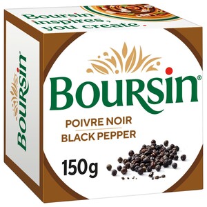 Boursin Cheese With Cracked Black Pepper 150G