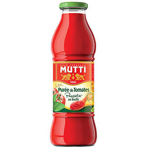 Mutti Tomato Puree With Basilik 700G