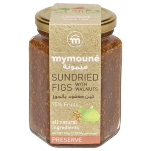 Mymouné Jam Sundried Figs With Walnuts 350G