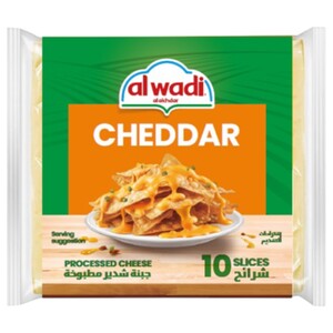 Al Wadi Al Akhdar Sliced Cheddar Cheese 200G