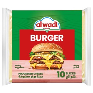 Al Wadi Al Akhdar Sliced Gouda Burger Cheese 200G