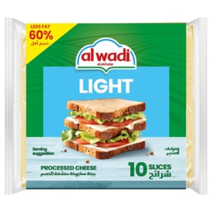 Al Wadi Al Akhdar Sliced Light Cheese 200G