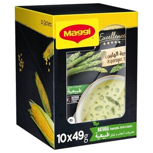 Maggi Excellence Asparagus Soup Sachet 49G X10