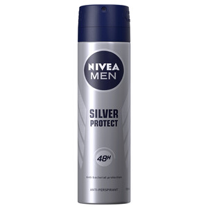 Nivea Men Deodorant Silver Protect Antibacterial Spray 150Ml