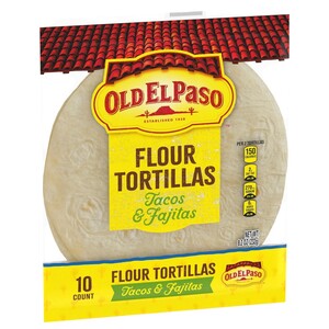 Old El Paso 10 Flour Tortillas For Soft Tacos 232G