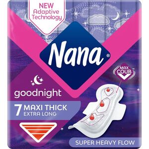 Nana Goodnight Maxi Wings 7Ct