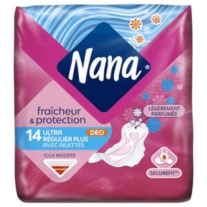 Nana Feminine Pads Ultra Deo Fresh 14 Pieces