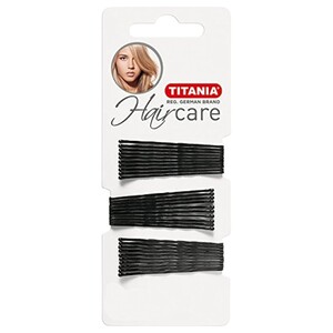 Titania Hair Grips Black 5Cm 30 Pieces