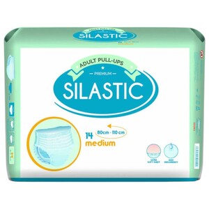 Silastique Adult Pull-Ups Diapers Medium 14 Pieces