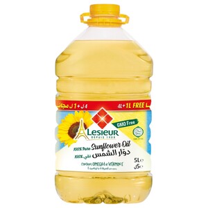 Lesieur Sunflower Oil 4L + 1L Free
