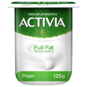 Activia Yoghurt Plain 125G