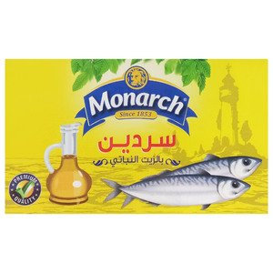 Monarch Sardines In Vegetable Oil 125G