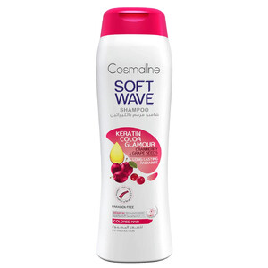 Cosmaline Soft Wave Shampoo Keratin Color Glamour 400Ml