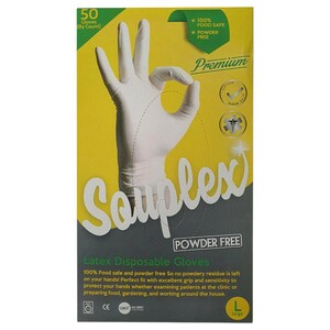 Souplex Premium Powder Free Glove Large 50 Pieces