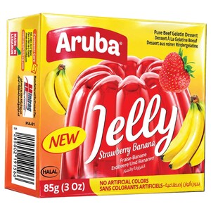 Aruba Jelly Strawberry Banana 85G