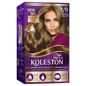 Koleston Hair Color Medium Blonde 7/0