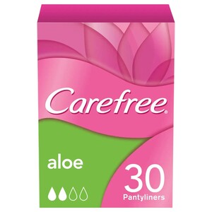 Carefree Pantyliners Aloe 30 Pieces