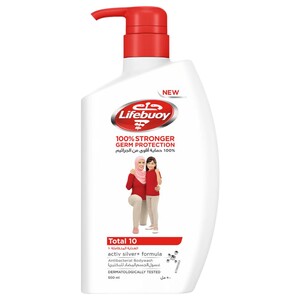 Lifebuoy Antibacterial Body Wash Total 10 500Ml