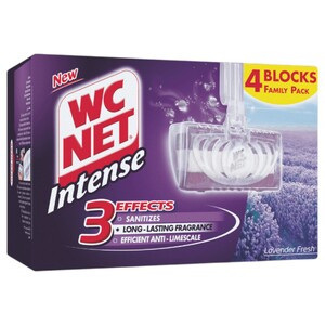 Wc Net Tablet Rim Block Violet Lavender Fresh 4 Pieces